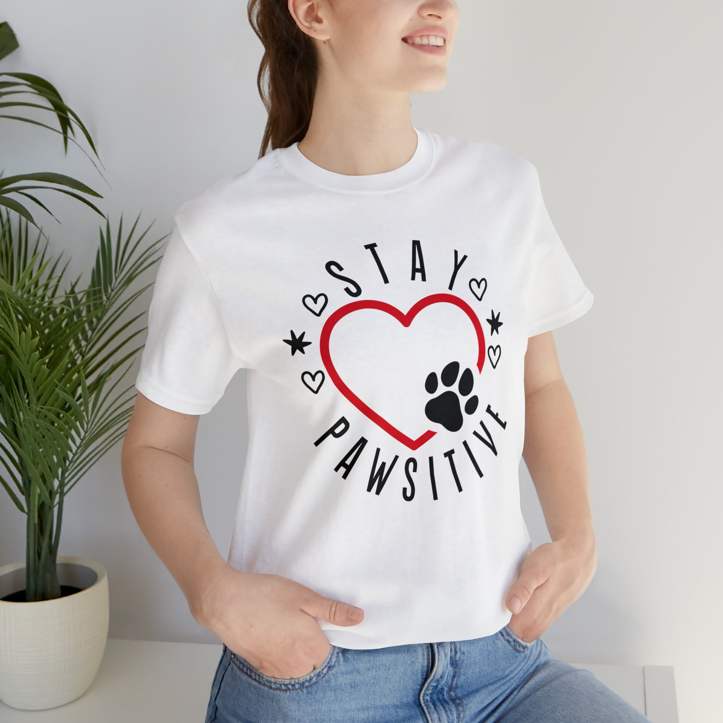 Stay Pawsitive | Unisex T-Shirt