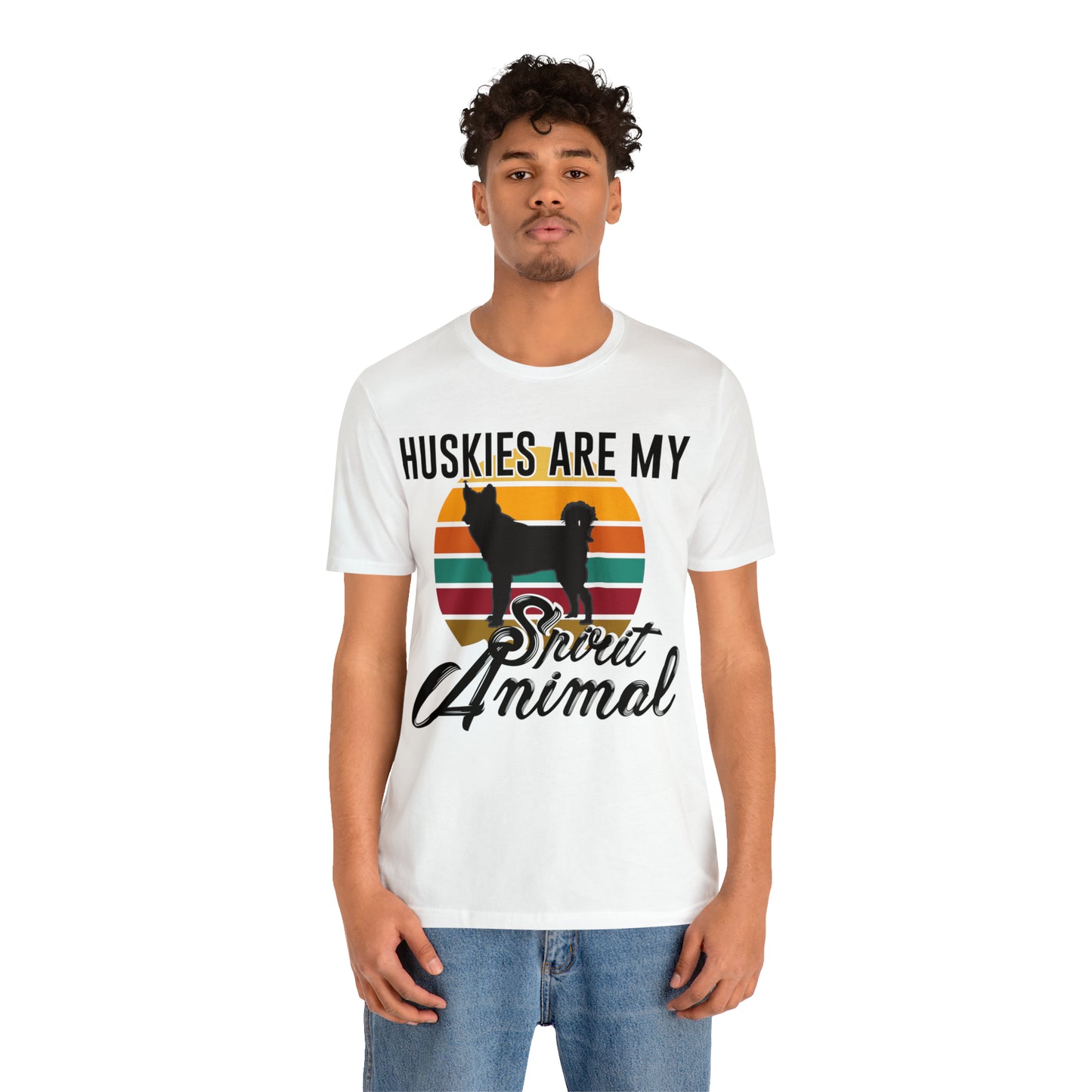 Huskies Are My Spirit Animal | Unisex T-Shirt