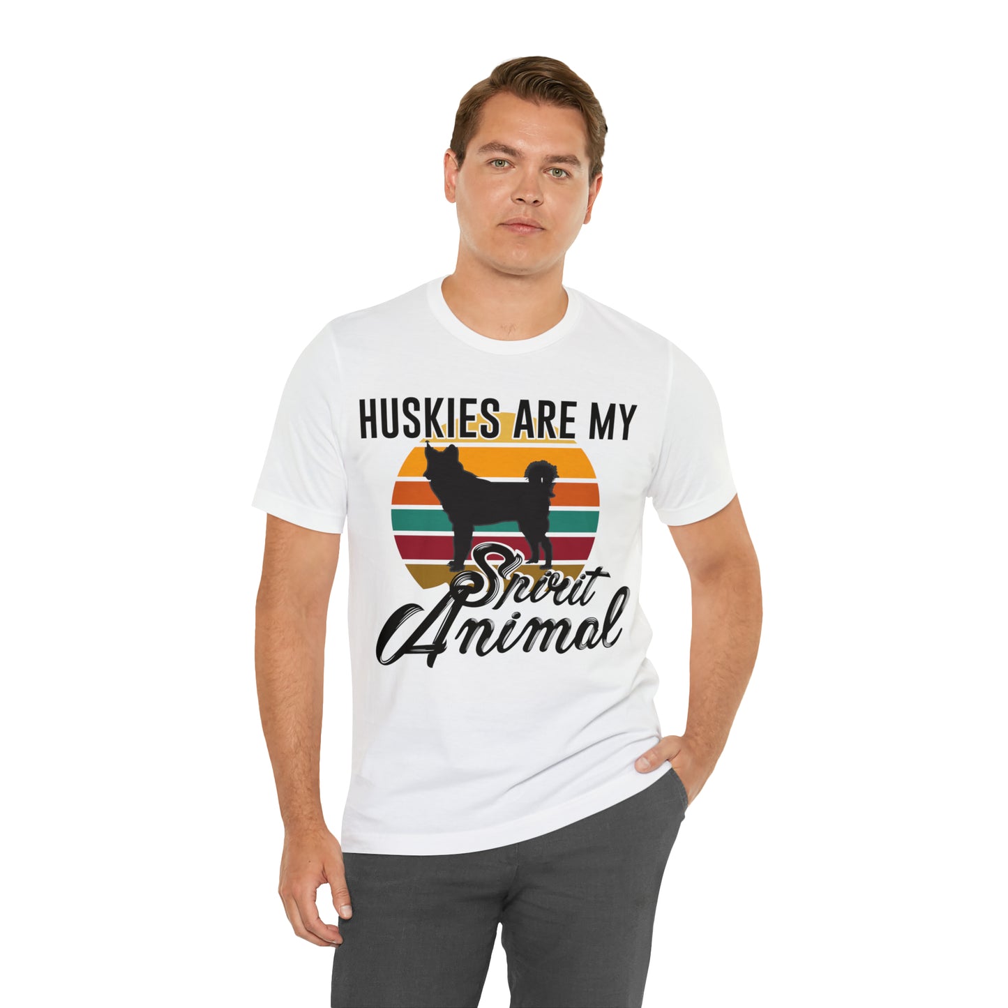 Huskies Are My Spirit Animal | Unisex T-Shirt