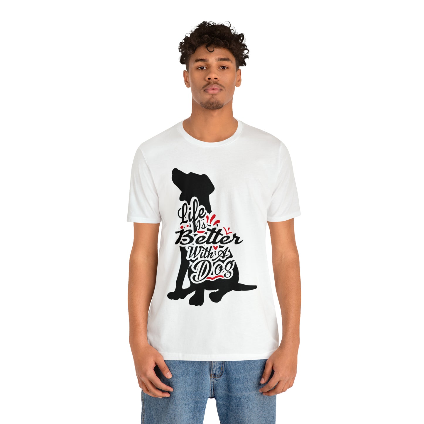 Life Is Better With A Dog Silhouette | Unisex T-Shirt