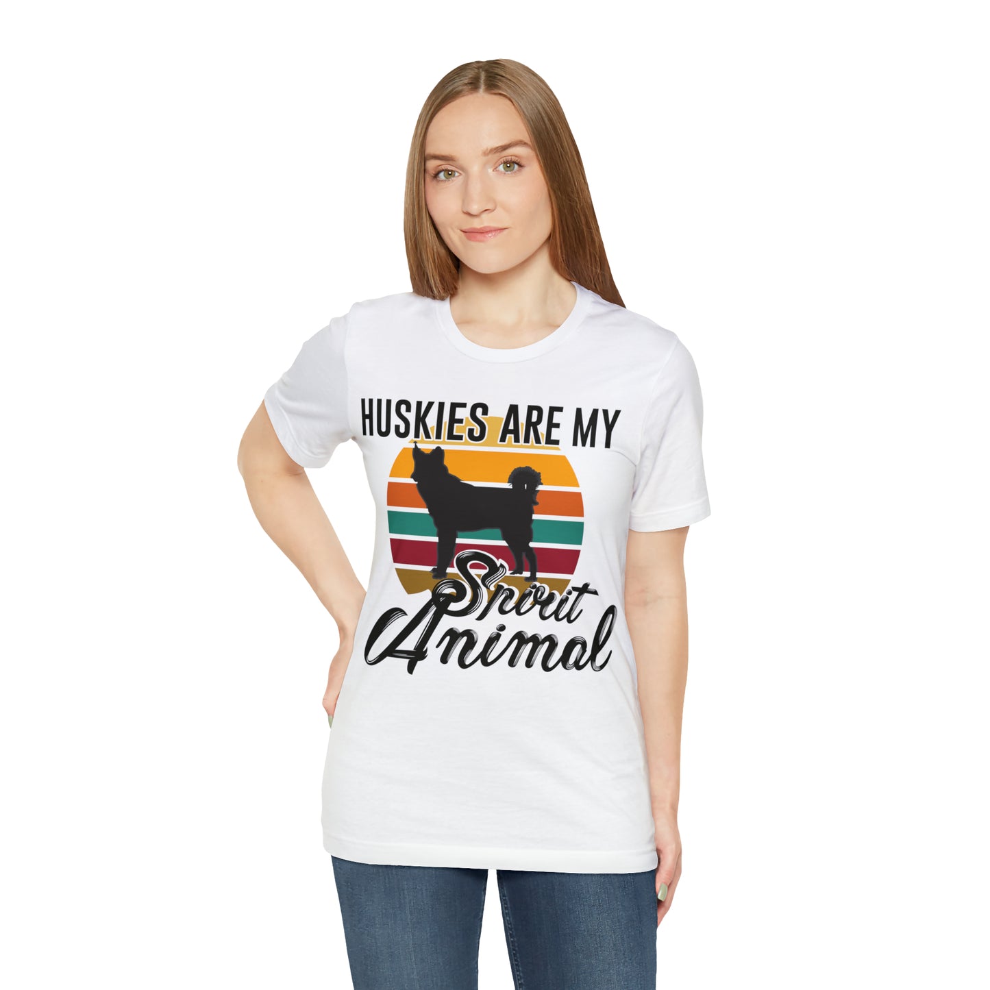 Huskies Are My Spirit Animal | Unisex T-Shirt